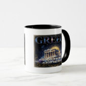Mug Cosmic Greece Ancient Temple Celestial Art (Devant droit)