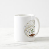 Mug Cosmic Growth Nature Plant with Roots and Stars  (Devant droit)