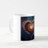 Mug Cosmic Heart Galaxy Love Art – Universe Romance  (Devant gauche)