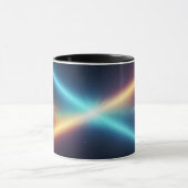 Mug Cosmic Light Collision Glowing Space Abstract (Centre)