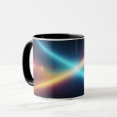 Mug Cosmic Light Collision Glowing Space Abstract (Devant gauche)