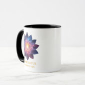 Mug Cosmic Lotus Flower | Galaxy Bloom Energy (Devant gauche)