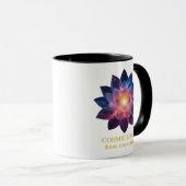 Mug Cosmic Lotus Flower | Galaxy Bloom Energy (Devant droit)