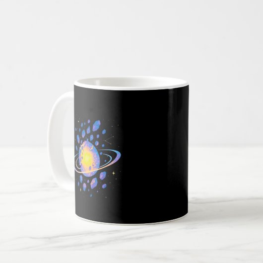 Mug Cosmic Mind Core • Identity Fragments in Orbit (Devant gauche)