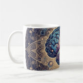 Mug Cosmic Mind Mandala – Abstract Brain Art (Gauche)