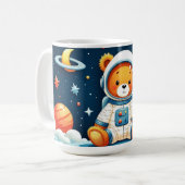 Mug Cosmic Porcelain Astronaut Bear (Devant gauche)