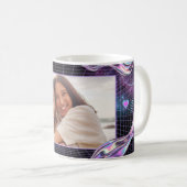 Mug Cosmic Romance Digital Love Valentine's Card (Devant droit)