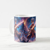 Mug Cosmic Samurai - Le Gardien des étoiles zazzle (Devant gauche)