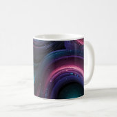 Mug 🌌 Cosmic Swirls: Galaxy-Inspired Abstract Design (Devant droit)