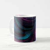 Mug 🌌 Cosmic Swirls: Galaxy-Inspired Abstract Design (Devant gauche)