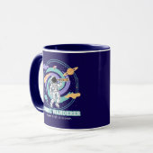 Mug Cosmic Wanderer Astronaut Telescop (Devant gauche)