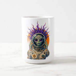 Mug Cosmique Astronaute Alien Manches Longues