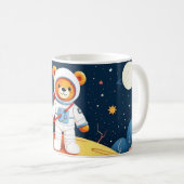 Mug Cosmonaute Teddy Glowscape (Devant droit)