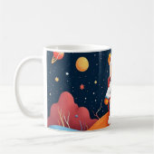 Mug Cosmonaute Teddy Glowscape (Gauche)
