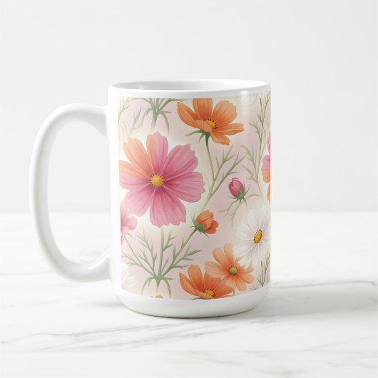 Mug Cosmos Fleurissent Harmonie Pastel (Gauche)