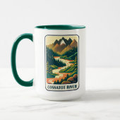 Mug Cossatot River Arkansas Colors (Gauche)