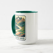 Mug Cossatot River Arkansas Colors (Devant gauche)