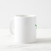 Mug Cosses de pois jumelles (personnalisables) (Devant gauche)
