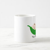 Mug Cosses de pois jumelles (personnalisables) (Centre)