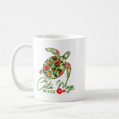 Mug Costa Maya Mexico Sea Turtle Trocal Hibiscus Vacat (Gauche)