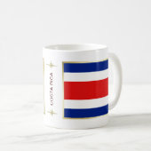 Mug Costa Rica : Drapeau + Musique de cartes (Devant droit)