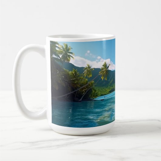 Mug Costa Rica Island Paradise  (Gauche)