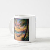 Mug Costa Rica Pura Vida Beach Sunset et Hammock Coff (Devant gauche)