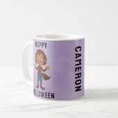 Mug Costume d’Halloween pour enfants Werewolf Nom pers (Devant gauche)
