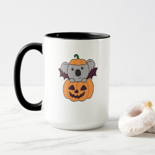 Mug Costume de chaume Citrouille Koala Halloween