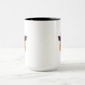 Mug Costume de chaume Citrouille Sloth Halloween (Centre)