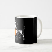 Mug Costume de chien d'Halloween (Devant droit)