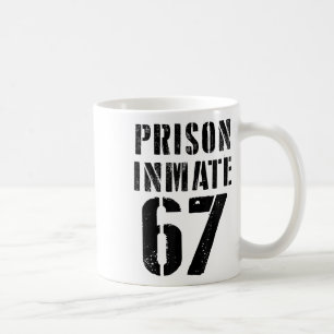 Mug Costume de détenu de prison 67 Halloween Prison Dr
