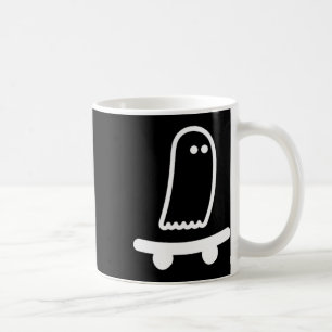 Mug Costume de fantôme paresseux pour skateboard Hallo