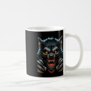 Mug Costume de fête d'Halloween Wolfman Werewolf en co