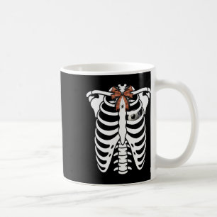 Mug Costume de football de cage de thorax de squelette