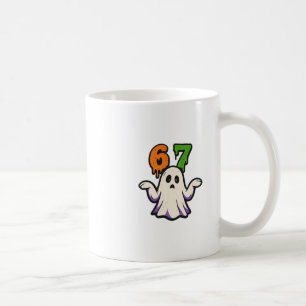 Mug Costume de Halloween Scp 67 Mignon Fantôme Mème Si