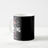 Mug Costume de jumelage de sorcière Halloween Bowling (Devant gauche)