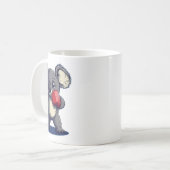 Mug Costume de koala drôle avec gants de boxe (Devant gauche)