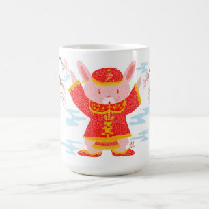 Mug Costume de lapin chinois
