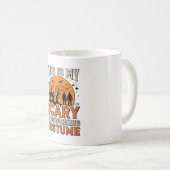 Mug Costume de menuiserie effrayant Halloween Design V (Devant droit)
