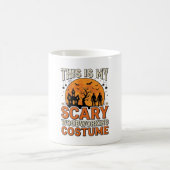 Mug Costume de menuiserie effrayant Halloween Design V (Centre)