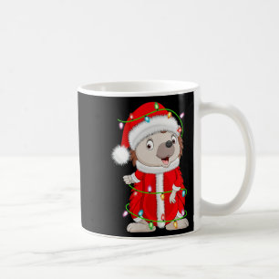 Mug Costume de Noël à lumières de hérisson pour femmes