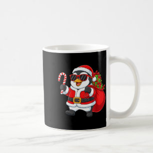 Mug Costume de Noël de manchot drôle de Santa pour gar