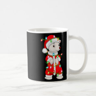 Mug Costume de Noël de nounours aux lumières de Père N