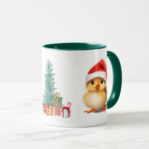 Mug Costume de Noël de Père Noël d'oiseau d'animal de