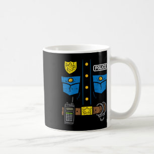 Mug Costume de police drôle flic police application de