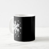 Mug Costume de professeur flocon de neige assorti fami (Devant gauche)