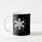 Mug Costume de professeur flocon de neige assorti fami (Gauche)