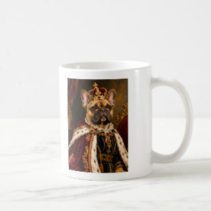 Mug Costume de roi de la Renaissance pour Bouledogue F