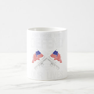 Mug Costume de soldat adulte ceux défendent nos vies m